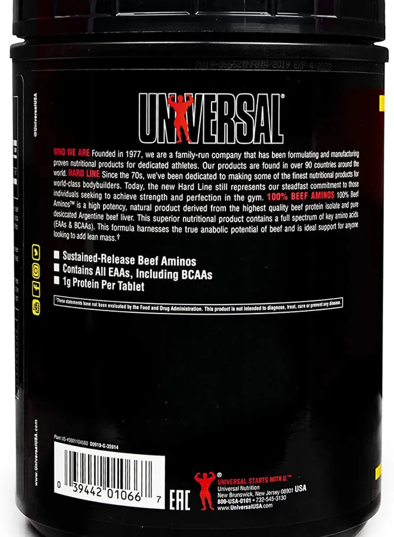 100% Beef Amino 200 Tablets