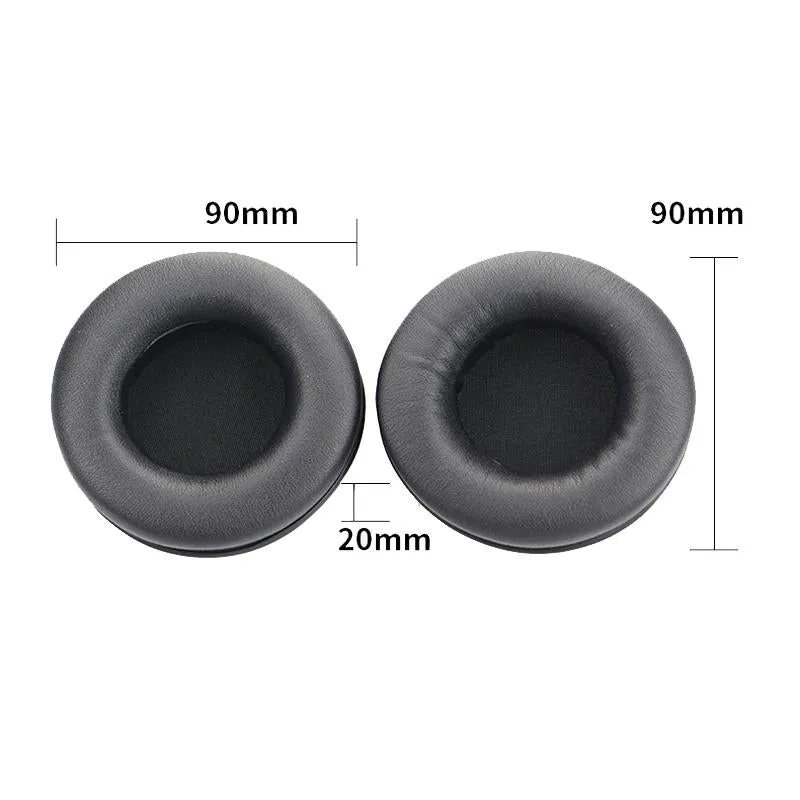 2-pack Headset Sponge Earmuffs for Razer Kraken 7.1 V1 Pro - Black Net