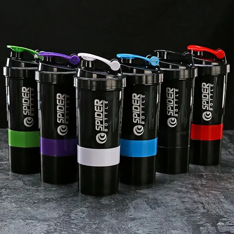 600ML Anti-Leak Protein Shaker Bottle for Gym