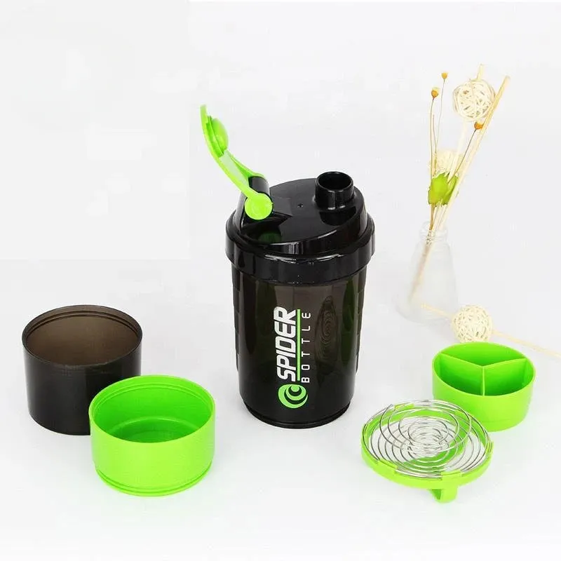 600ML Anti-Leak Protein Shaker Bottle for Gym