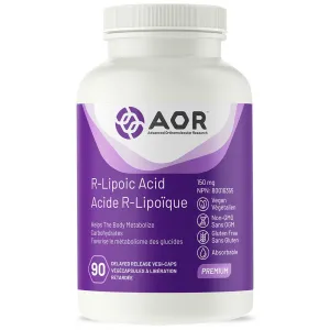 AOR R-Lipoic Acid (150mg) (90 VCaps)