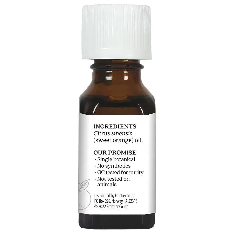 Aura Cacia Sweet Orange Essential Oil 0.5 oz Oil