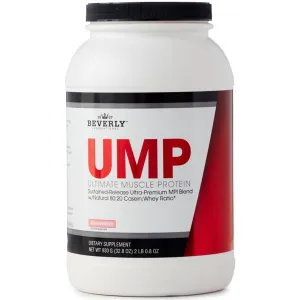 Beverly International UMP Protein Powder, Strawberry. Unique Whey-Casein Ratio Builds Lean Muscle. Easy to Digest. No Bloat. (32.8 oz) 2lb .8 oz
