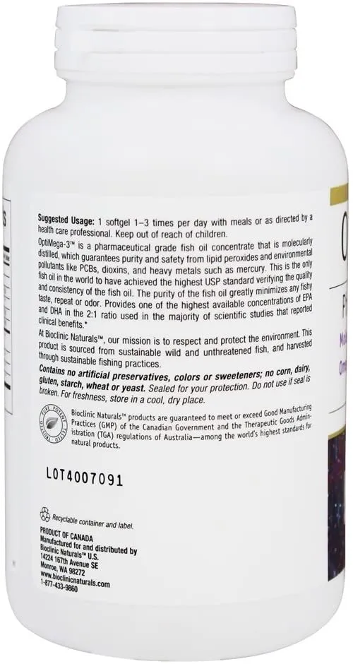 Bioclinic Naturals Optimega-3