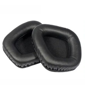 Black Protein Leather Earpads for Corsair Void Pro Elite - Set of 2