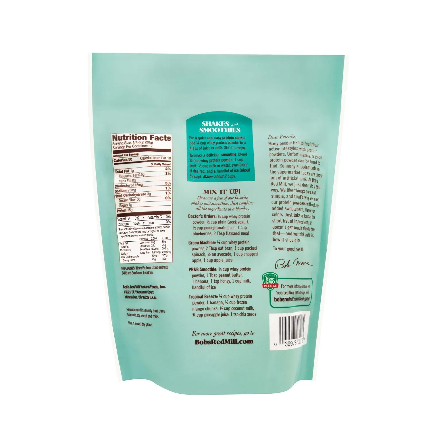 Bob's Red Mill Whey Protein Powder