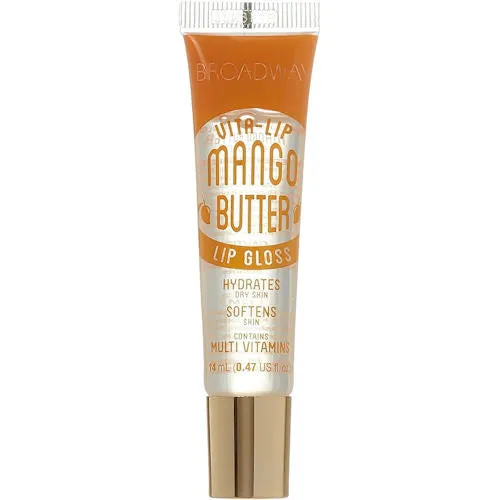 Broadway Lipgloss - Enriched Clear Mango Oil Vitamins Nourishing Hydration Shine