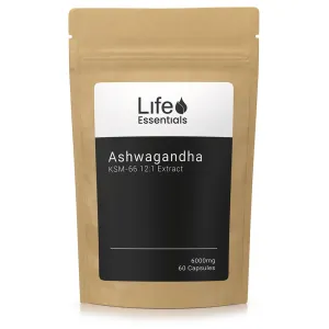CBD Life Essentials - Food Supplement Capsules - KSM-66® Ashwagandha