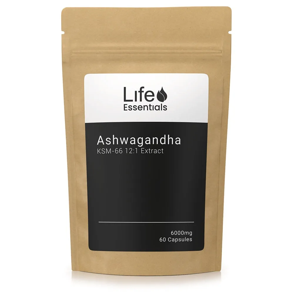 CBD Life Essentials - Food Supplement Capsules - KSM-66® Ashwagandha