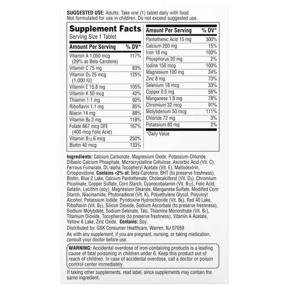 Centrum - Women Multivitamin, Multimineral Supplement - 120 Tablets - 12 Pack