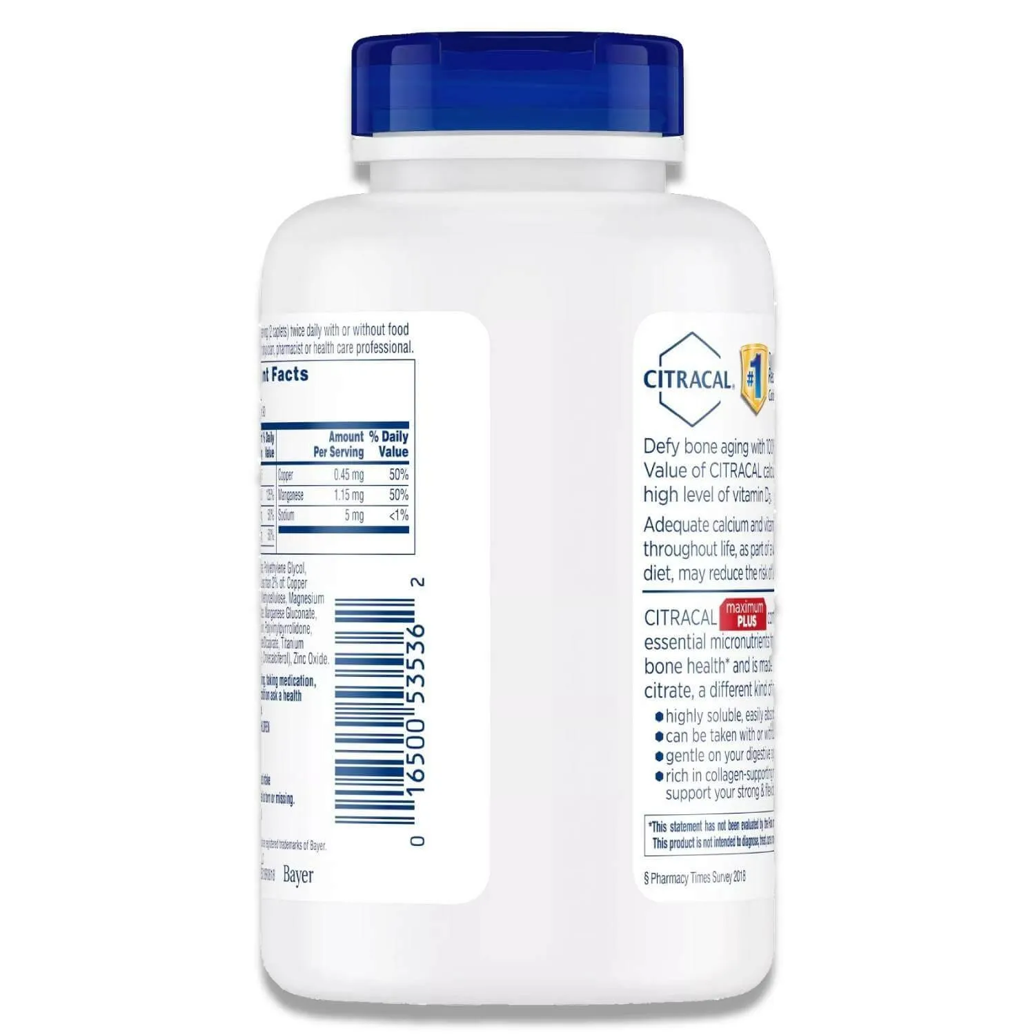 Sure! Heres a more optimized title for the product:

24 Pack Citrical Max Plus Calcium Citrate Capsules with Vitamin D3 for Bone Health, 180 Count