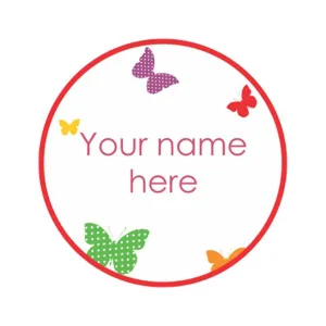 Colorflies Iron on Labels<br> <span style="font-size: 11px; font-family:Helvetica,Arial,sans-serif;">Pack of 30 | Pack of 60</span>