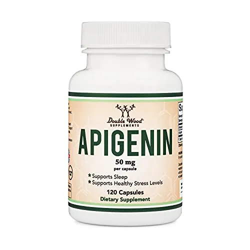 Double Wood Supplements  Apigenin 50mg 120 Count