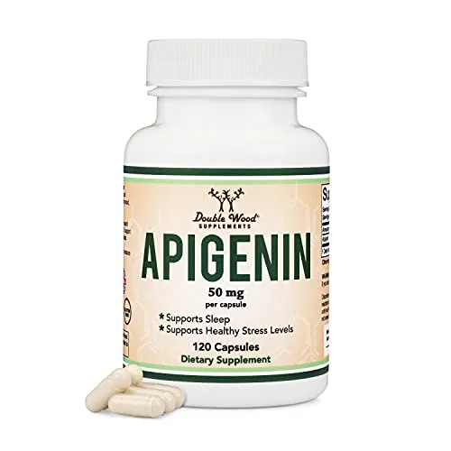 Double Wood Supplements  Apigenin 50mg 120 Count