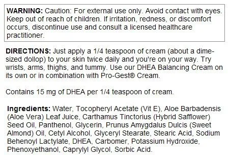 Emerita DHEA Balancing 4 oz Cream