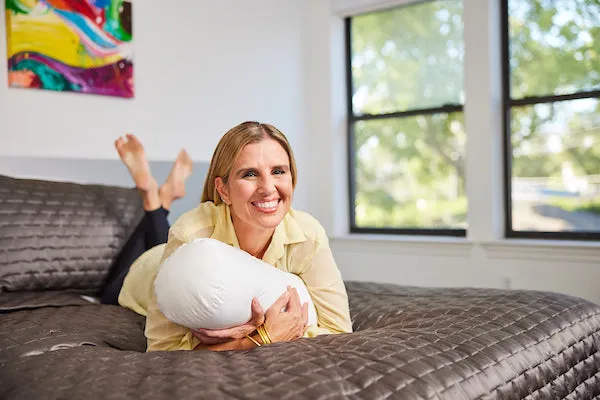 Fiber Filled Jackson Roll Style Pillow