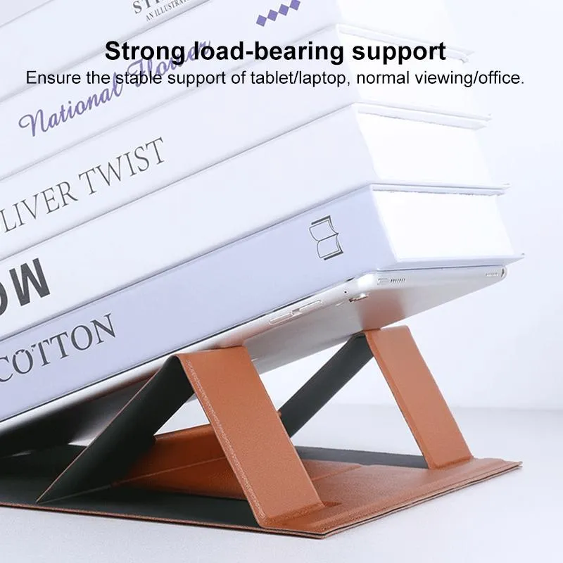Foldable Magnetic Leather Tablet / Laptop Holder