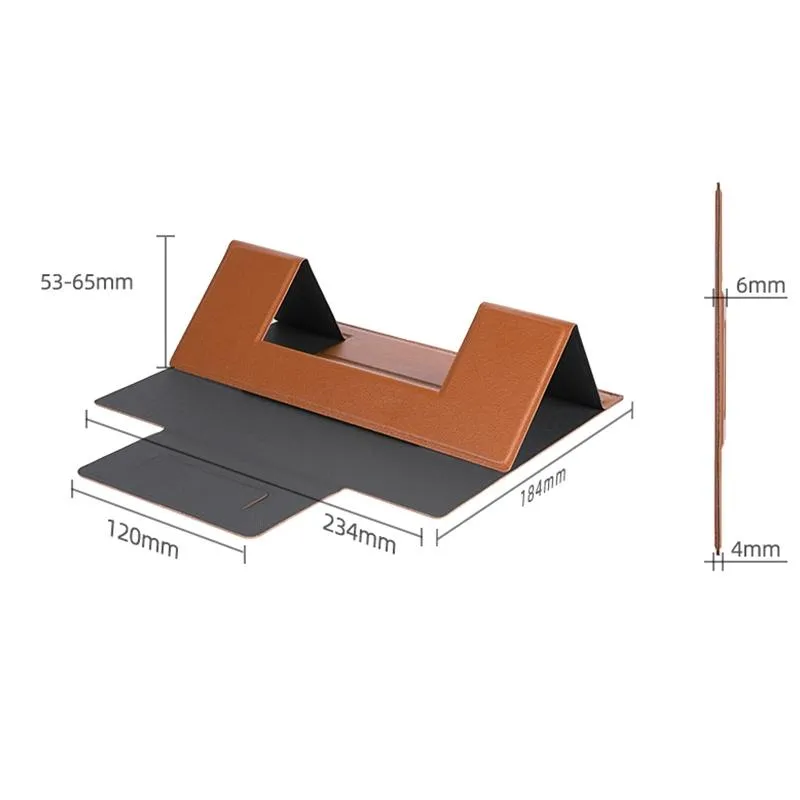 Foldable Magnetic Leather Tablet / Laptop Holder