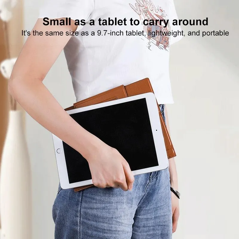 Foldable Magnetic Leather Tablet / Laptop Holder