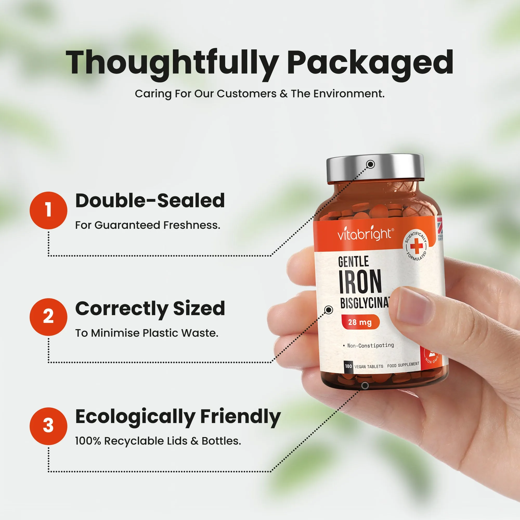 Gentle Iron Bisglycinate - 28mg