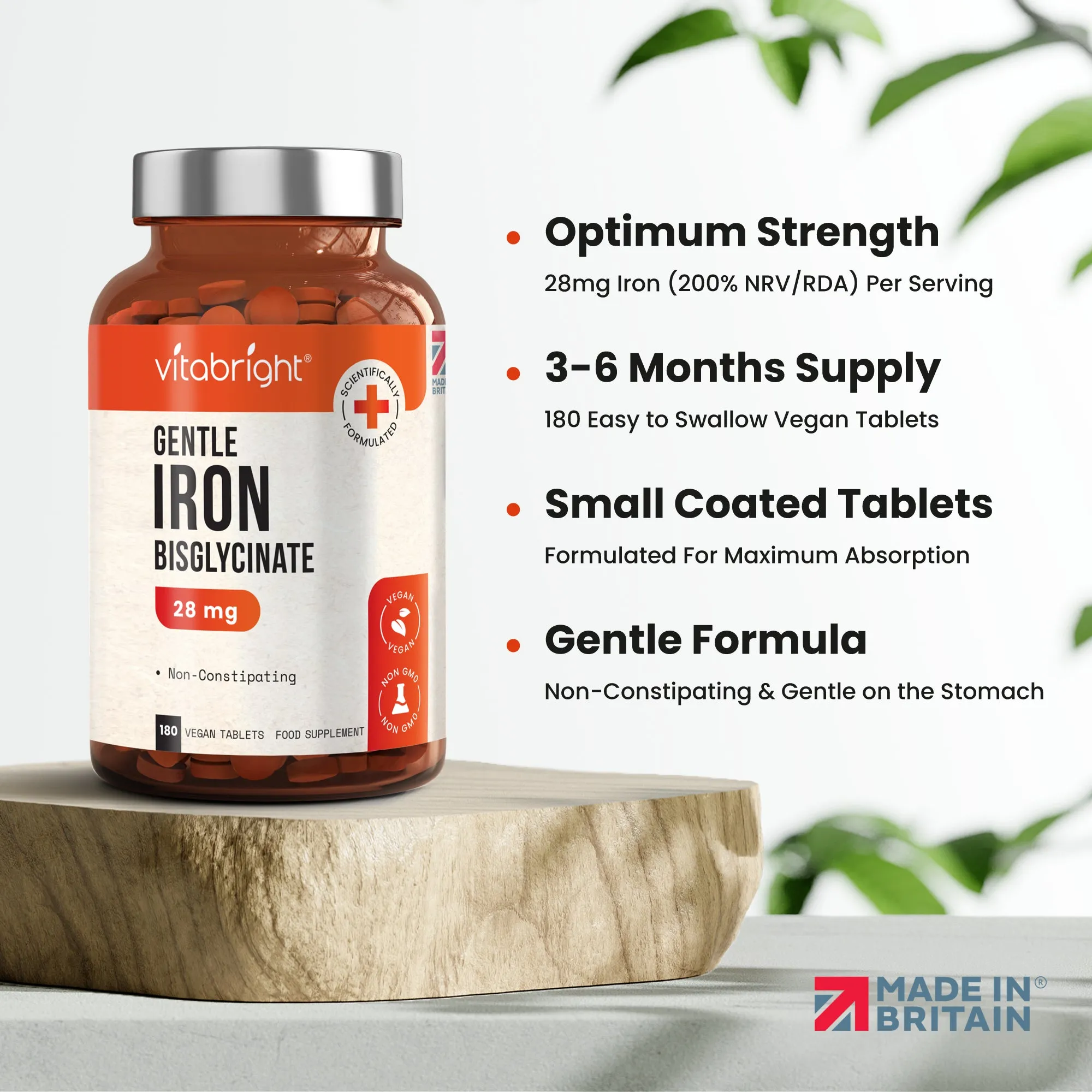 Gentle Iron Bisglycinate - 28mg