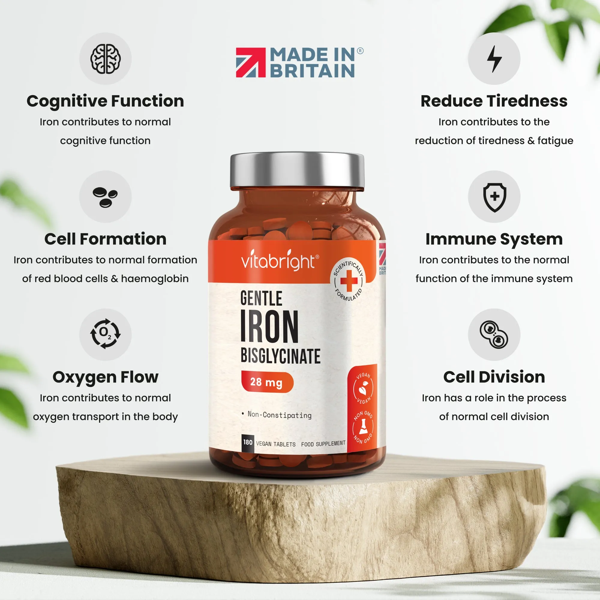 Gentle Iron Bisglycinate - 28mg