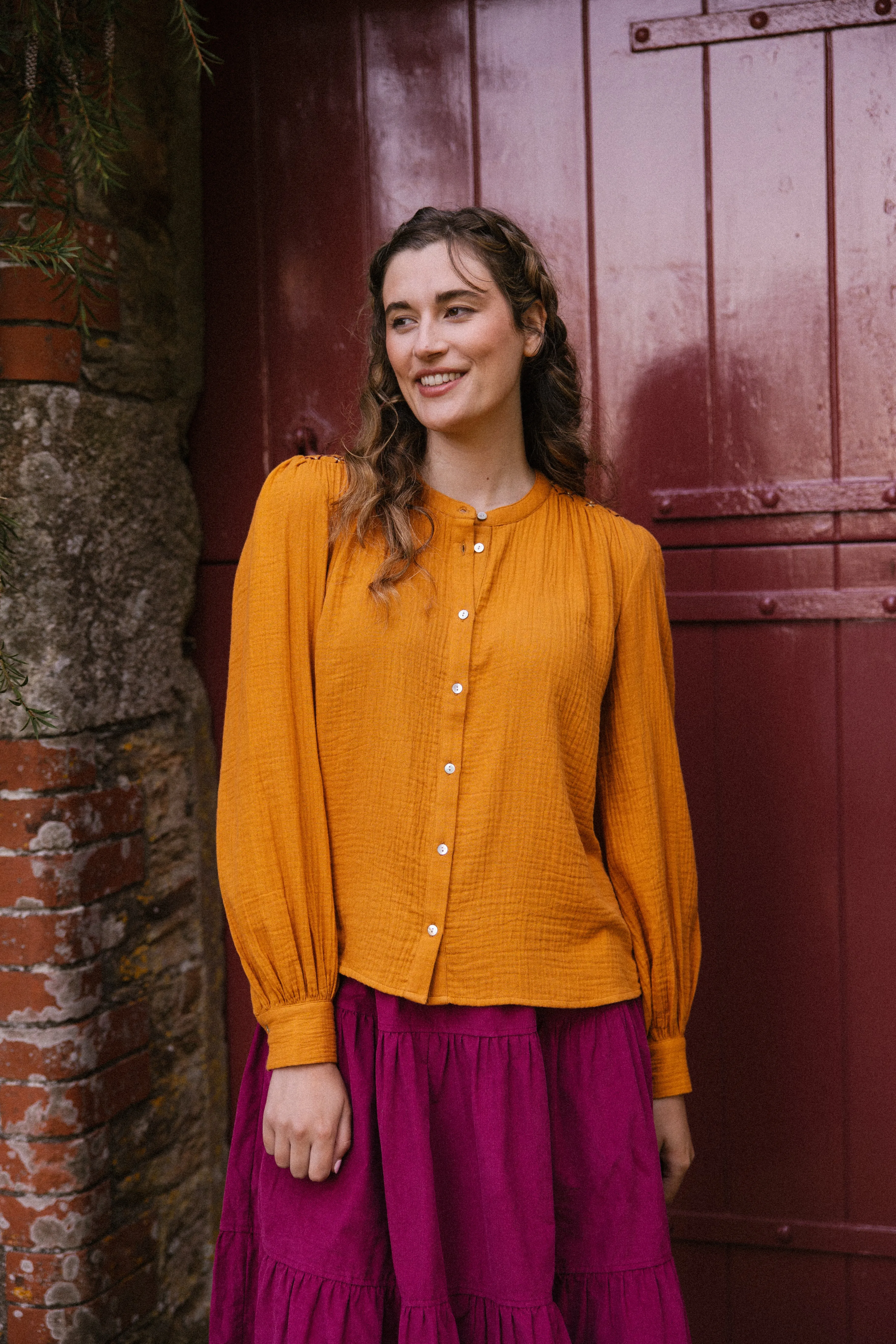Hazel Blouse  - Turmeric