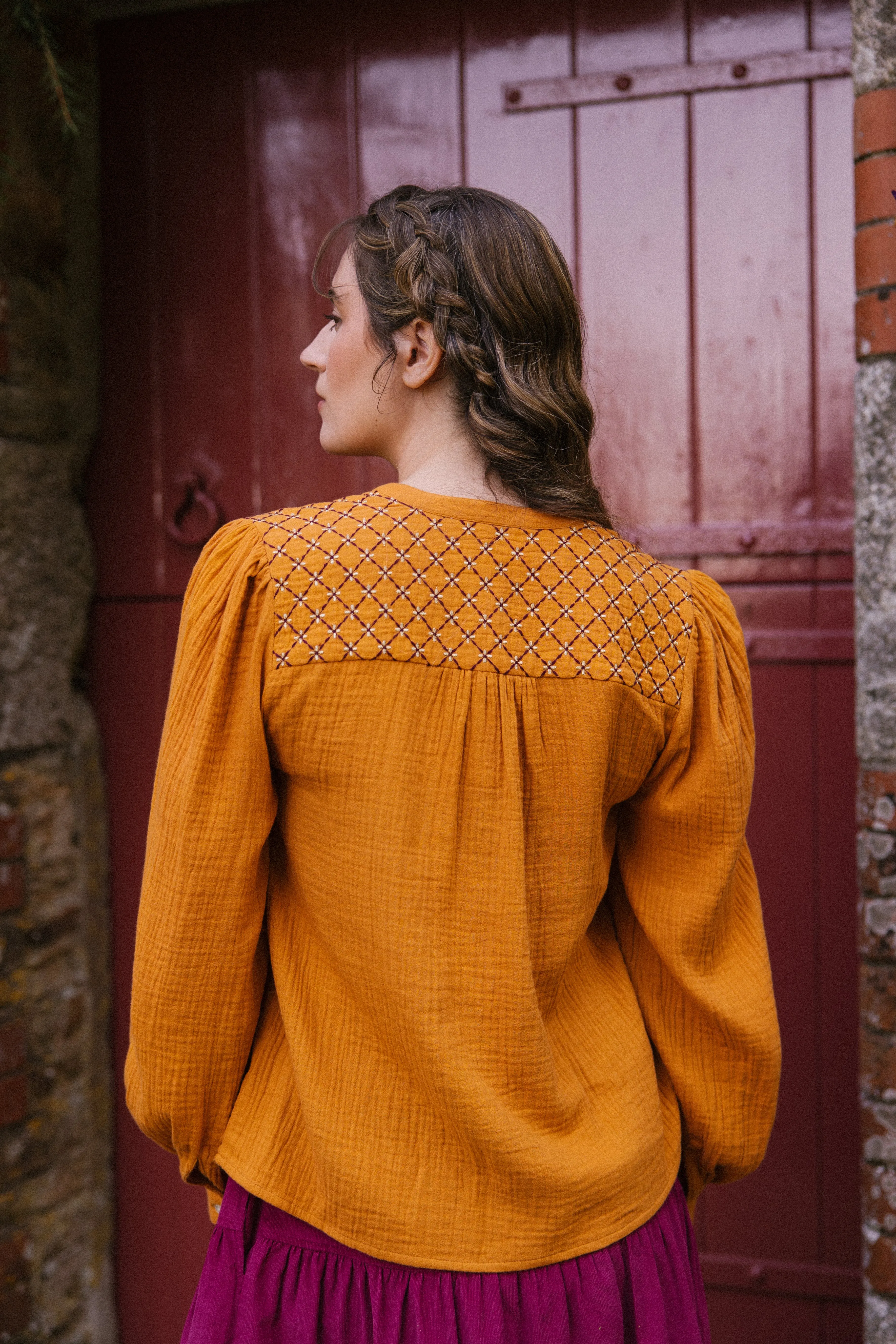 Hazel Blouse  - Turmeric