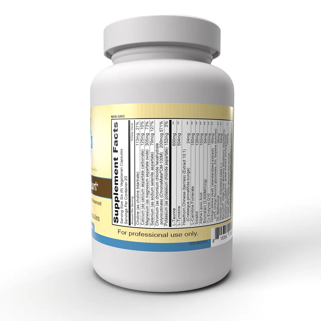 Healthy Heart (120 Vegetarian Capsules) Now with BerryVin® and BioVin® Our Healthy Heart supplements have a synergistic blend of balanced nutrients providing support to a healthy cardiovascular system.*