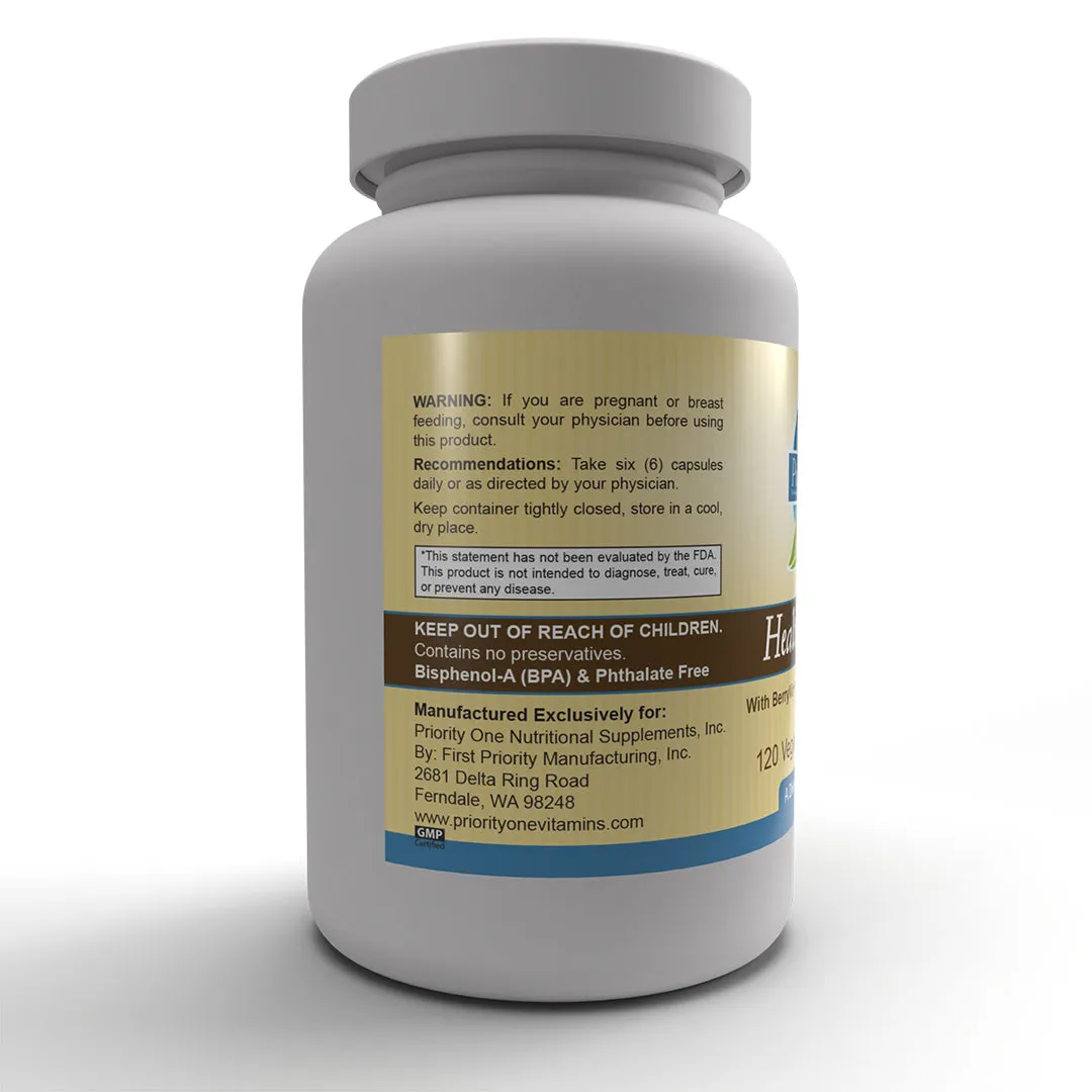 Healthy Heart (120 Vegetarian Capsules) Now with BerryVin® and BioVin® Our Healthy Heart supplements have a synergistic blend of balanced nutrients providing support to a healthy cardiovascular system.*