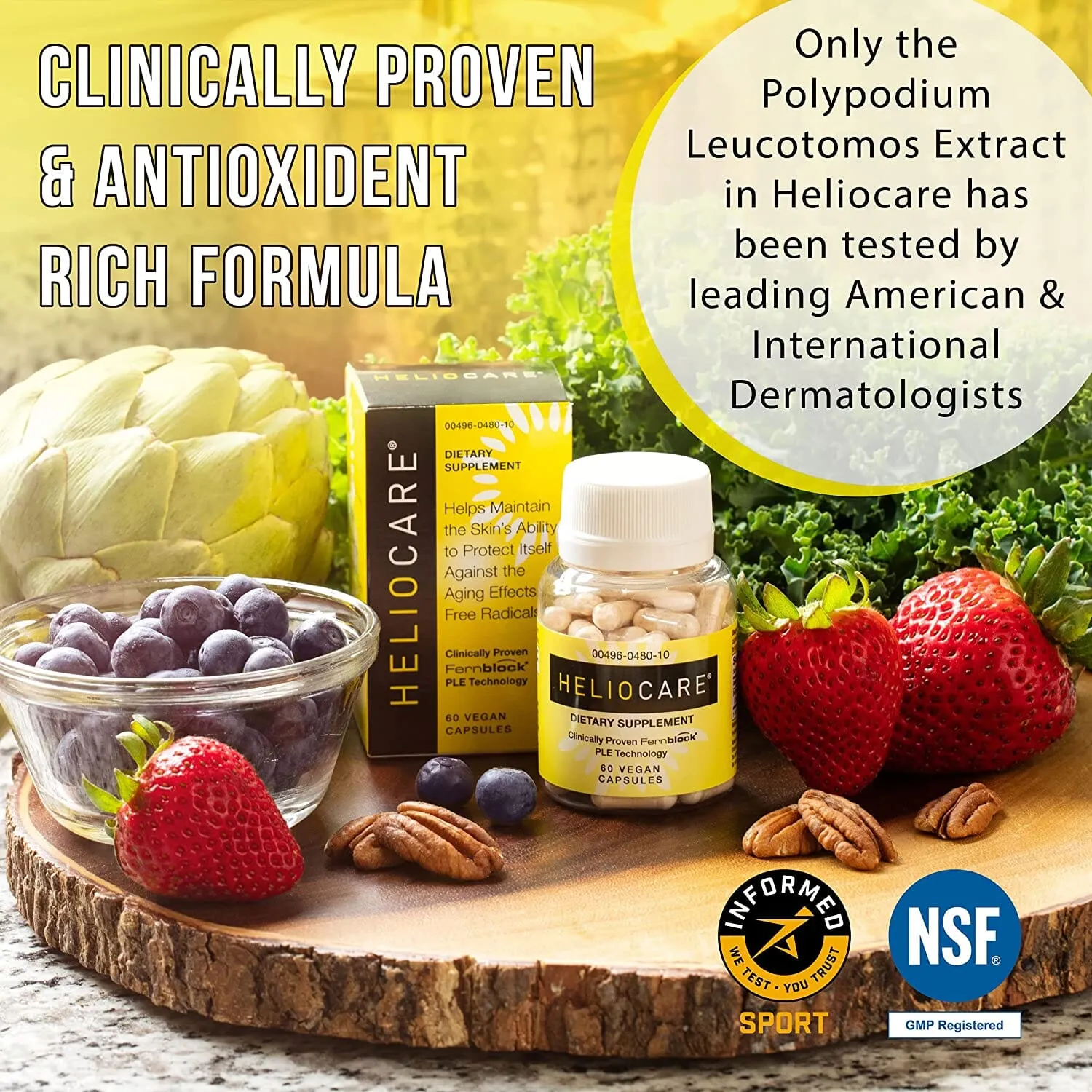 Heliocare Antioxidant Supplements - 3 Bottles