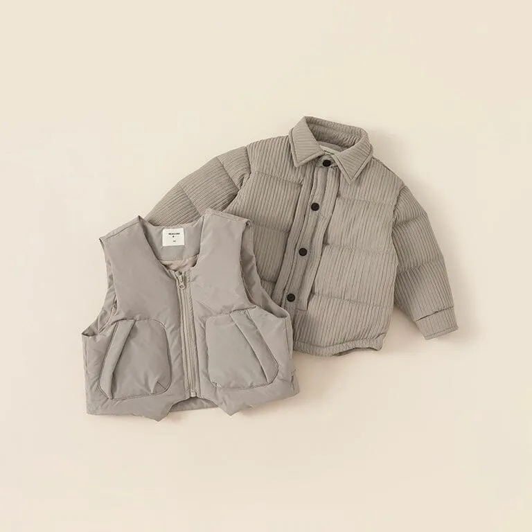 Isaac Padded Vest & Jacket Two-Piece Set
