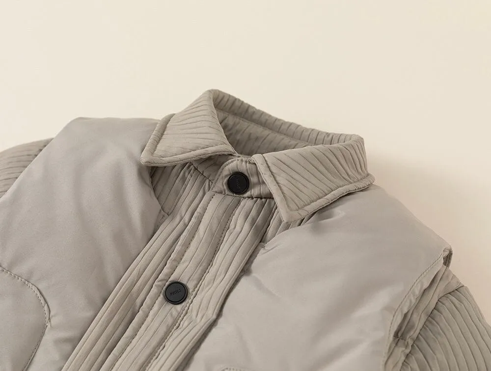 Isaac Padded Vest & Jacket Two-Piece Set