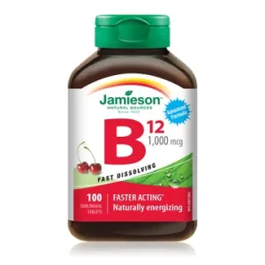 Jamieson B12 1,000 mcg (Fast Dissolving Tablets)