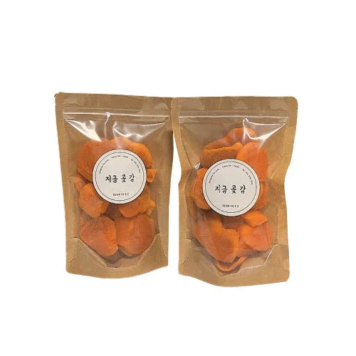 Jigeum Jirisan Sancheong Premium 100% Natural Dried Fruits Persimmon Sweet Chew Desserts Made in Korean Traditional Gammalin Soft Snacks Foods Vitamin A C