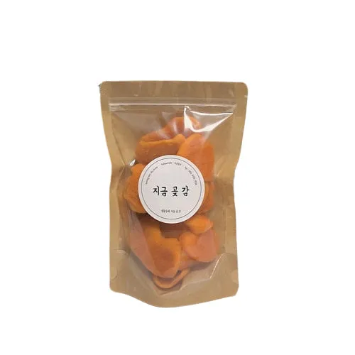 Jigeum Jirisan Sancheong Premium 100% Natural Dried Fruits Persimmon Sweet Chew Desserts Made in Korean Traditional Gammalin Soft Snacks Foods Vitamin A C