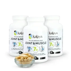 KaLaya 7x Joint & Muscle Anti-Inflammatory Support [Pack of 3]