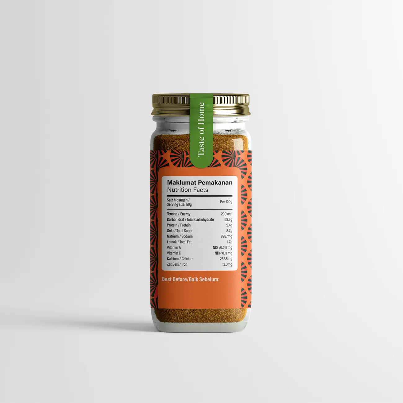 Kesidang Seasoning 50g Jar: Ayam Goreng Berempah