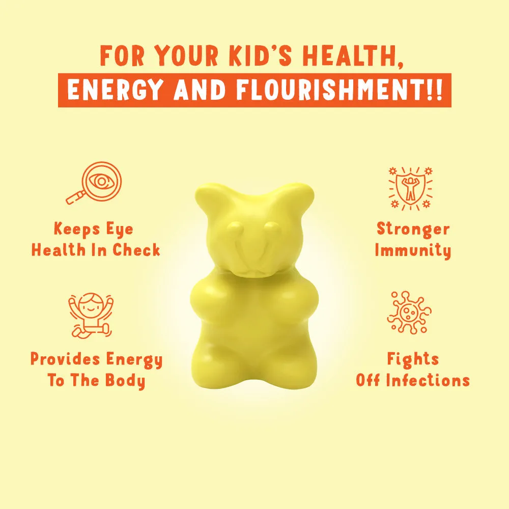 Kids Daily Dose of Multivitamins & Immunity Booster - Power Gummies Junior