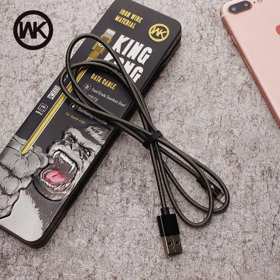 King Kong Iron Wire Data Lightning Cable