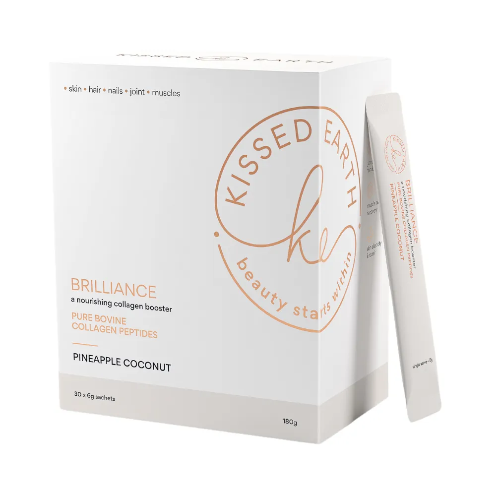 Kissed Earth Brilliance - Pure Hydrolysed Bovine Collagen Peptides 180g