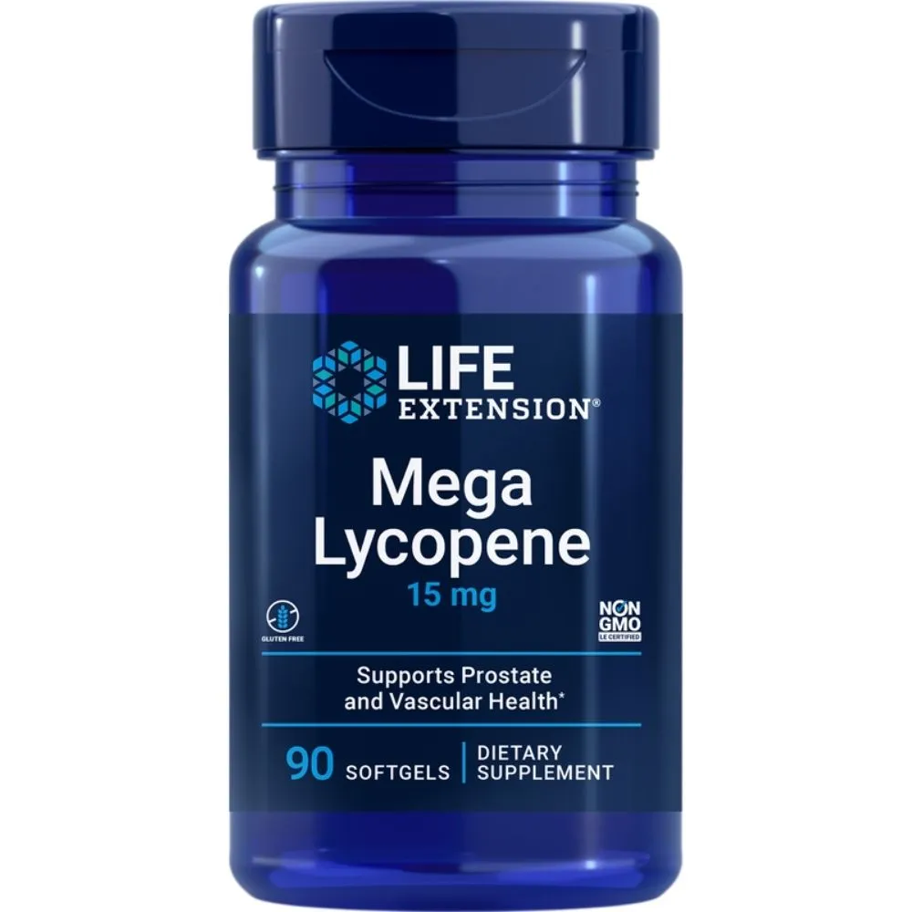 Life Extension Mega Lycopene 15mg 90 Softgels