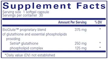 Liposomal Glutathione | Antioxidant Defense - 30 & 60 Softgels