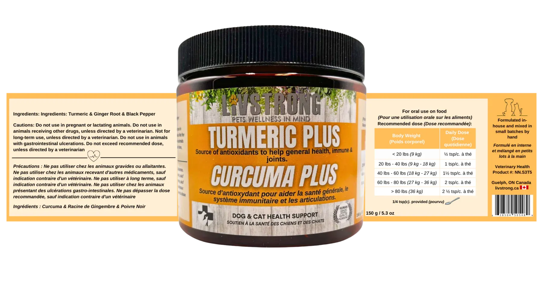 Livstrong Turmeric Plus 150g