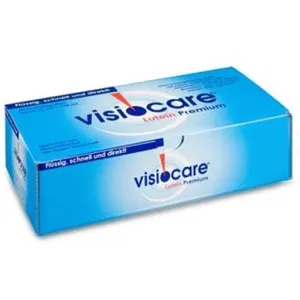 Lutein, zeaxanthin, vitamins, blueberry extract, VISIOCARE Lutein Premium drinking ampoules