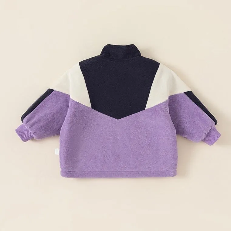 Miller Colorblock Quilted Plush Jacket