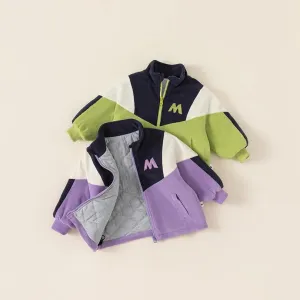 Miller Colorblock Quilted Plush Jacket