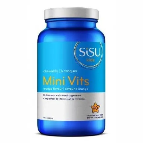 Mini vits (multivitamins) chewable multi, orange