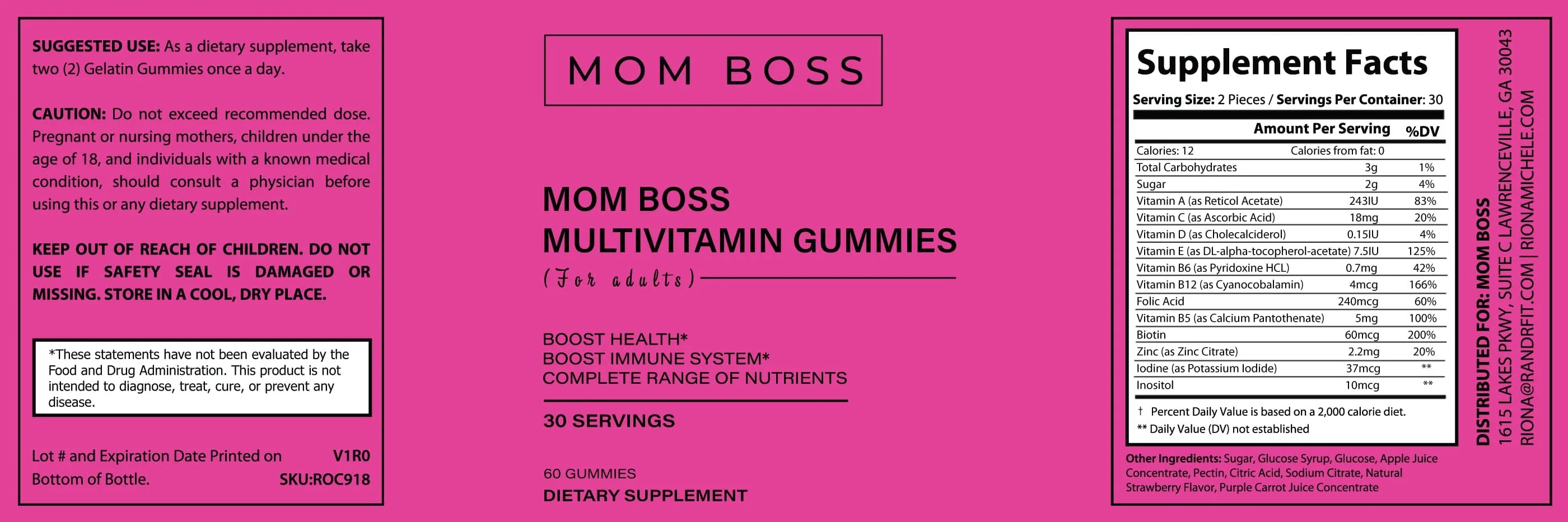 Mom Boss Multi Vitamin