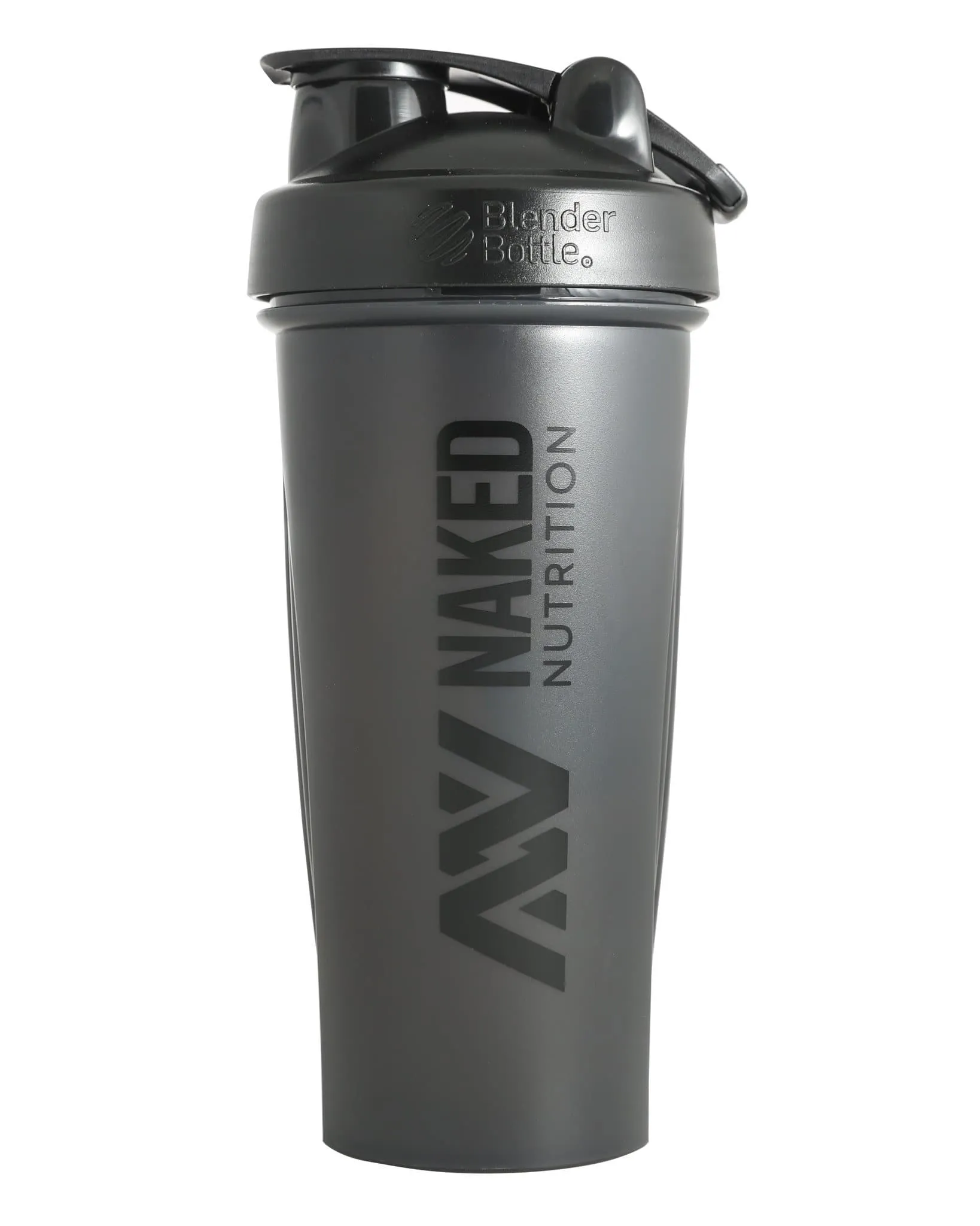 Naked Nutrition Shaker Bottle with Blender Ball - 28oz - Grey
